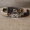 Earth Tone Beaded Leather Belt Earth Tone Beaded Leather Belt