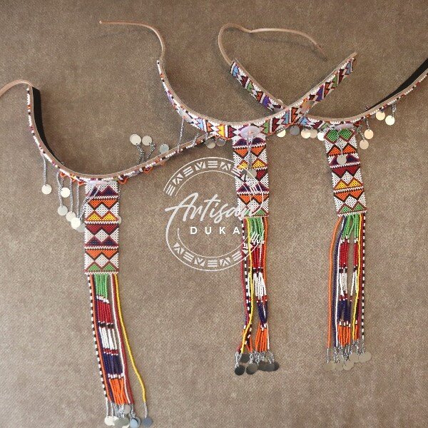 Multicolored Maasai Beaded Necklaces - Handmade African Jewelry from Kenya