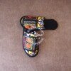 Boxed Multicolored Ankara Slip-Ons