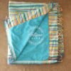 Blue Kikoy Towel - Handmade Cotton Beach & Bath Wrap Blue Kikoy Towel - Handmade Cotton Beach & Bath Wrap