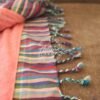 Pink Kikoy Towel - Handwoven African Cotton Beach & Bath Wrap Pink Kikoy Towel - Handwoven African Cotton Beach & Bath Wrap