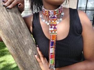 Multicolored Maasai Beaded Necklaces - Handmade African Jewelry from Kenya