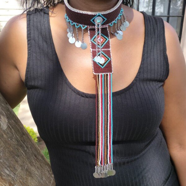 Savanna Earth Maasai Beaded Necklace