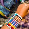 Multicolored Maasai beaded bracelet - handmade African jewelry Multicolored Maasai beaded bracelet - handmade African jewelry