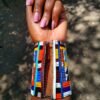 Multicolored Maasai beaded bracelet - handmade African jewelry Multicolored Maasai beaded bracelet - handmade African jewelry