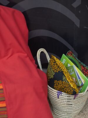 Ember Plains Heavy Orange Maasai Heritage Blanket