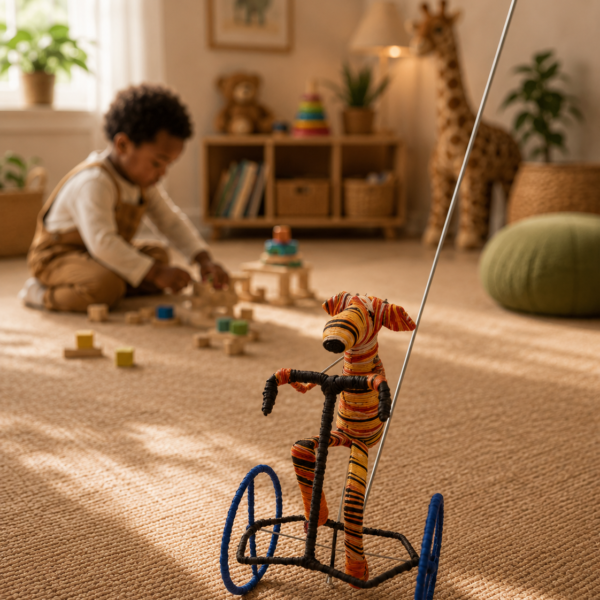 Savanna Tallstride Giraffe Galimoto Wire Push Toy