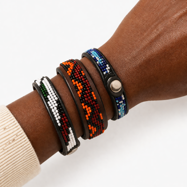 Elegant Maasai Beaded Bracelets