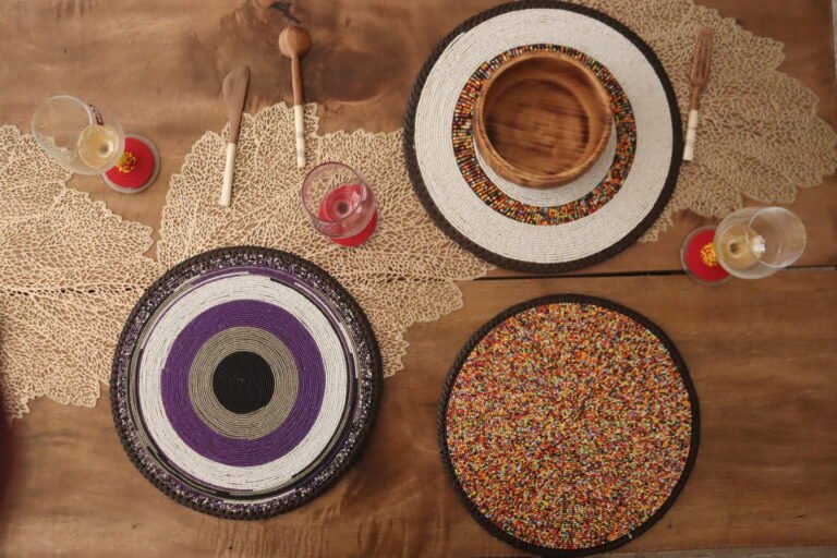 African Beaded Placemats