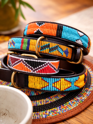 Discounted Handmade Maasai Beaded Dog Collar