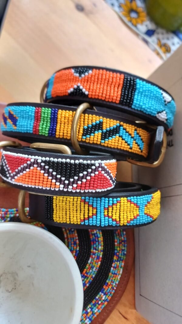Discounted Handmade Maasai Beaded Dog Collar