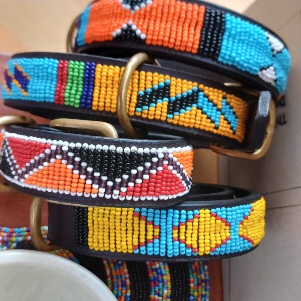 Discounted Handmade Maasai Beaded Dog Collar