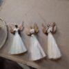 Tall Sisal Angel Dangles – Handmade African Christmas Ornaments Tall Sisal Angel Dangles – Handmade African Christmas Ornaments
