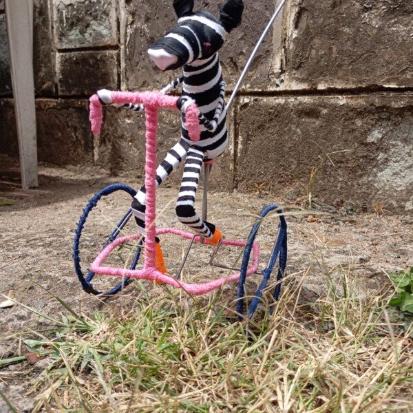 Zebra Galimoto Wire Push Toy