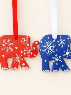 Soapstone Elephant Holiday Decor Soapstone Elephant Holiday Decor
