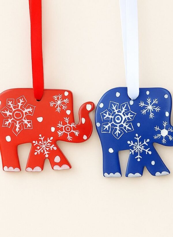 Soapstone Elephant Holiday Decor Soapstone Elephant Holiday Decor
