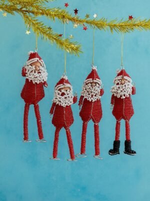 8cm Santa Claus in red Christmas tree dangles 8cm Santa Claus in red Christmas tree dangles