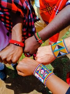 Kenyan Maasai beaded bracelets