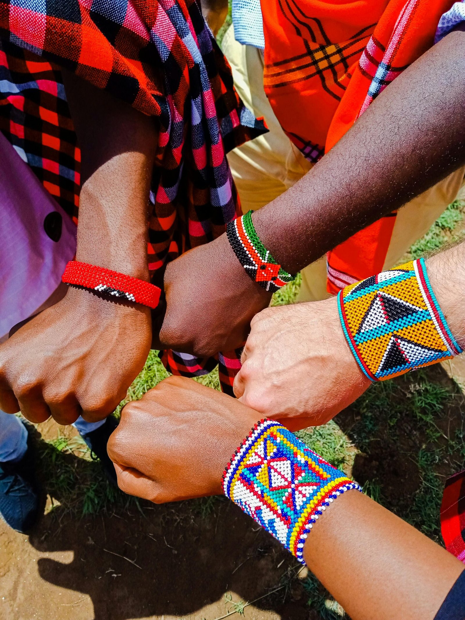 Kenyan Maasai beaded bracelets