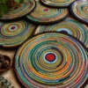 Rainbow Swirl Maasai Heritage Beaded Placemat