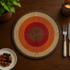 Savanna Glow Gold & Orange Maasai Placemat