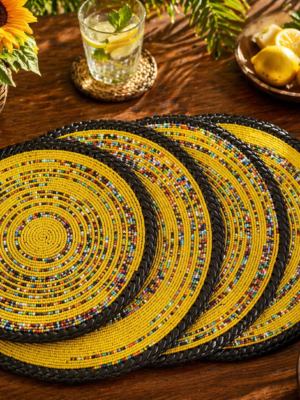 Summer Tide Beaded Placemat