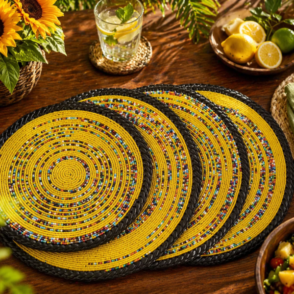 Summer Tide Beaded Placemat