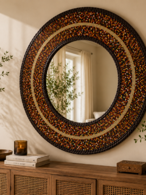 Githeri Mix Maasai Beaded Mirror