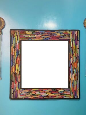 Giant Multi-coloured Square Mirror