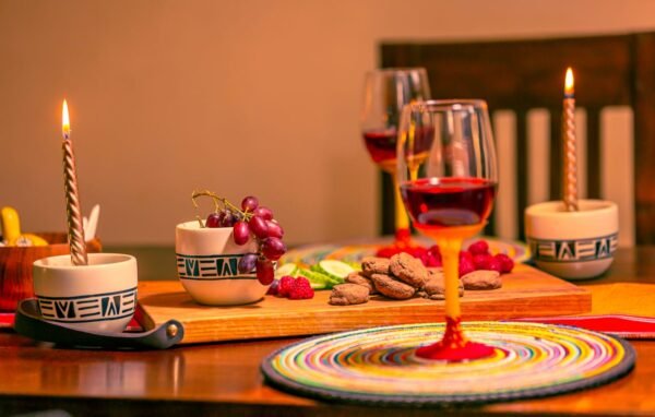 Maasai Colors Beaded Placemat