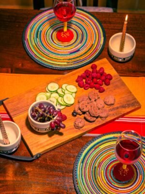 Maasai Colors Beaded Placemat