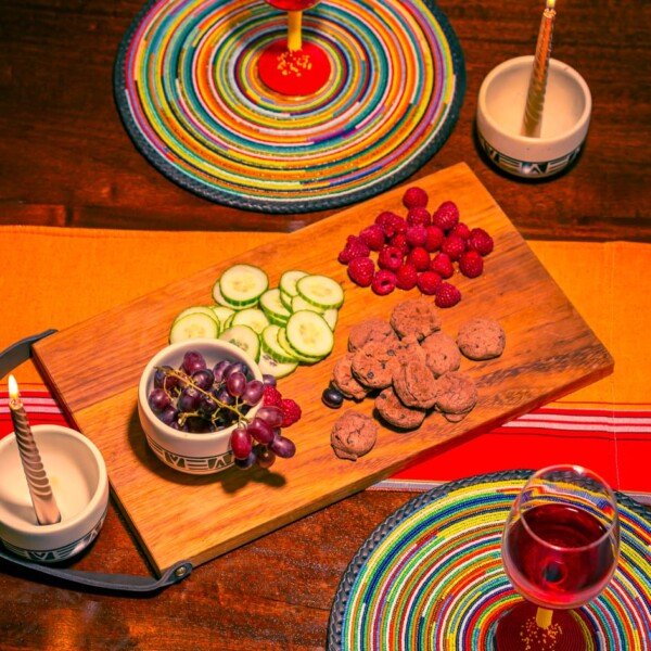 Maasai Colors Beaded Placemat