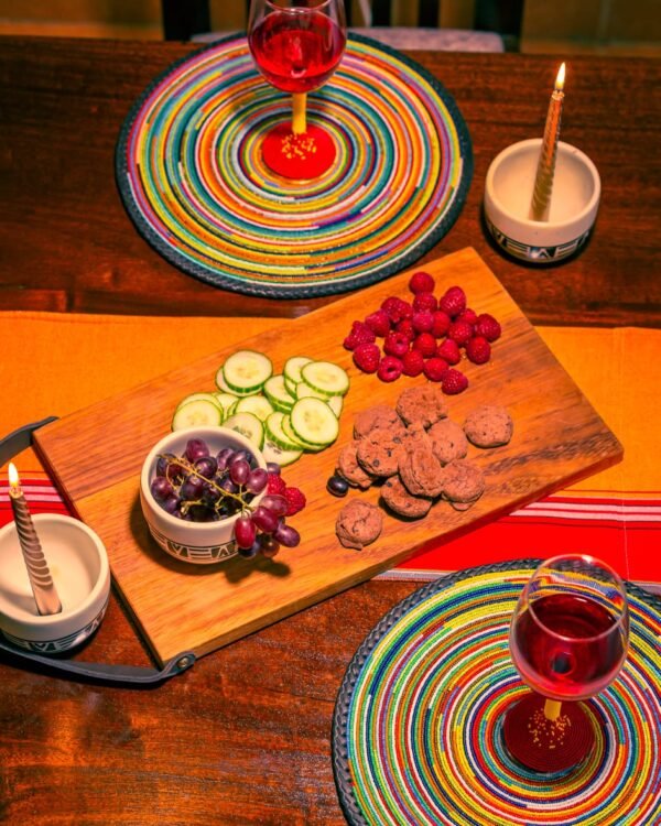 Maasai Colors Beaded Placemat