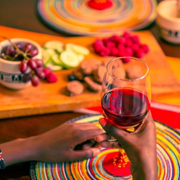 Maasai Colors Beaded Placemat
