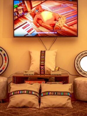 Set of 2 - 20 Inch Patterned Beaded Mirrors