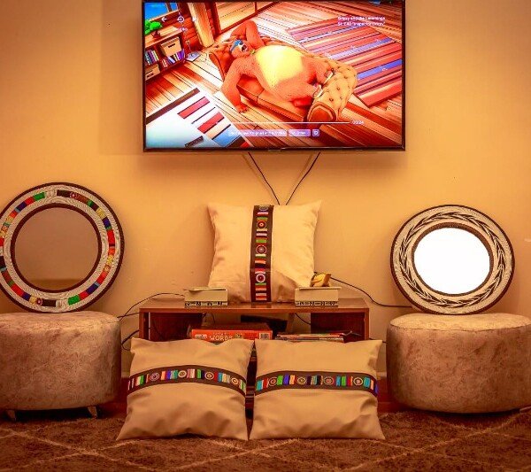 Set of 2 - 20 Inch Patterned Beaded Mirrors