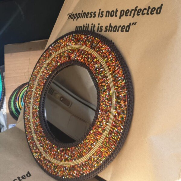 Githeri Mix Maasai Beaded Mirror