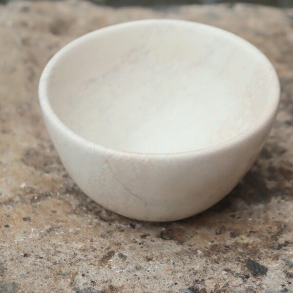 White Soapstone Bowl