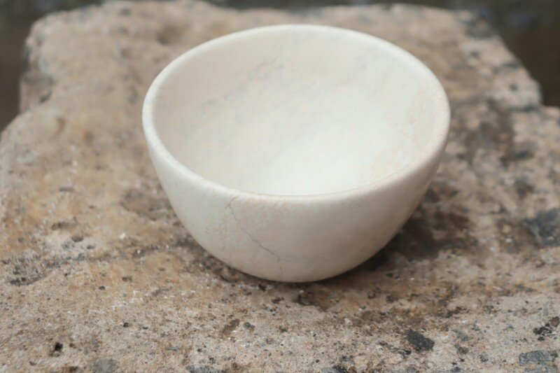 White Soapstone Bowl