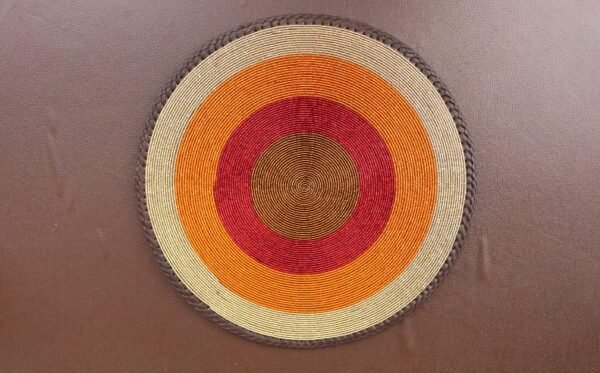 Savanna Glow Gold & Orange Maasai Placemat