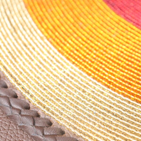 Savanna Glow Gold & Orange Maasai Placemat