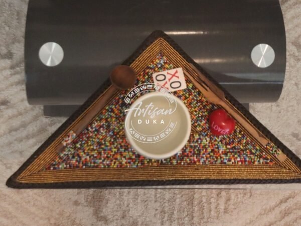 Triangular Beaded Placemat Triangular Beaded Placemat