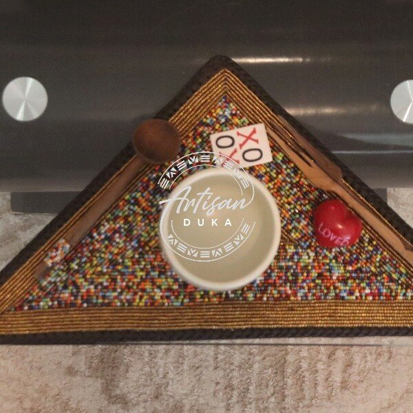 Triangular Beaded Placemat