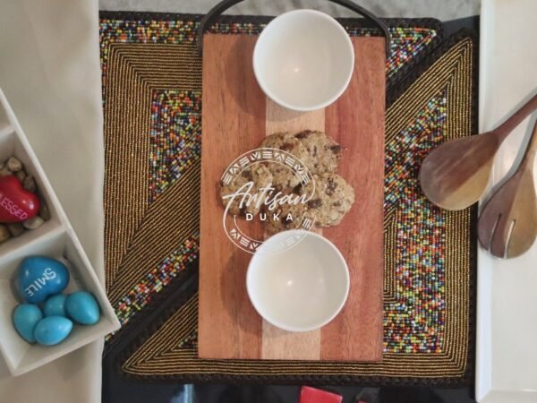 Triangular Beaded Placemat Triangular Beaded Placemat