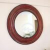 Crimson Sun Maasai Beaded Mirror