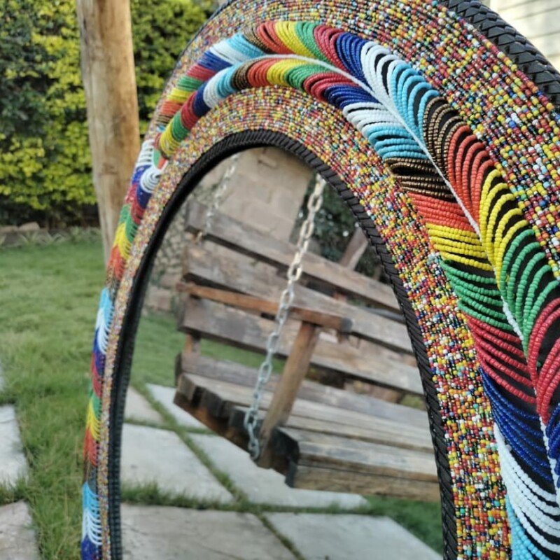 Leaf Design Pattern Mirror Leaf Design Pattern Mirror