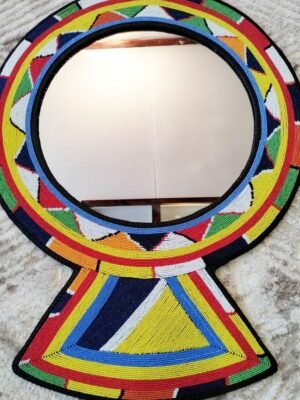 Maasai Pattern Mirror