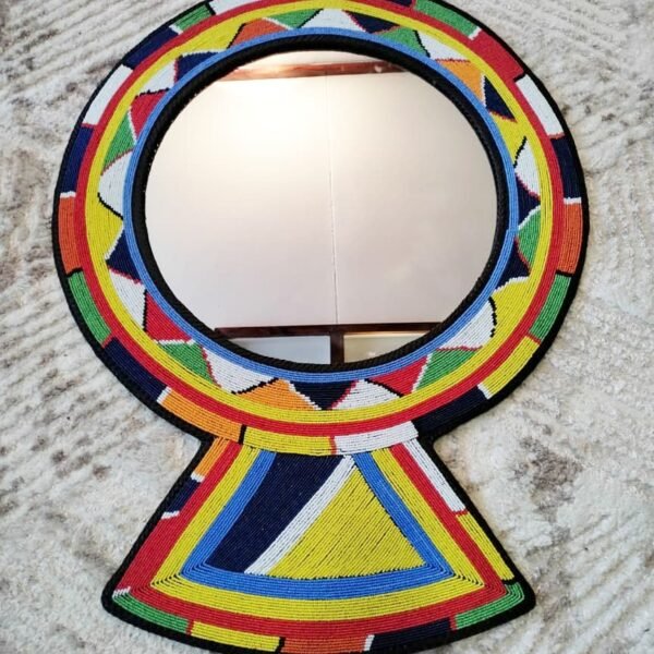 Maasai Pattern Mirror Maasai Pattern Mirror