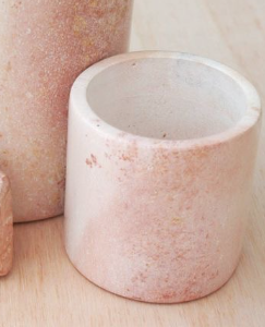 White Soapstone Cups