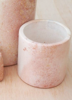 White Soapstone Cups